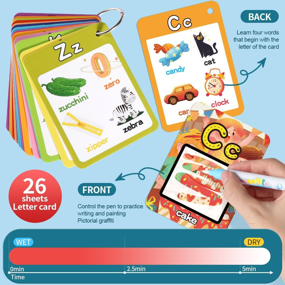 Water Coloring Books for Toddlers, Aqua Painting Book for 18+ Months, Magic Paint Set for 2 3 4 5... | Amazon (US)