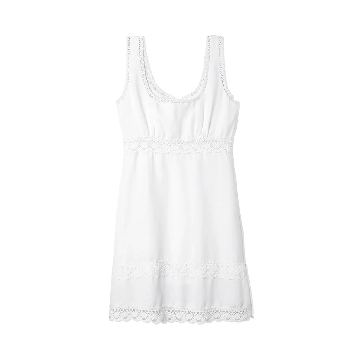 Bardot Dress in White Eyelet | Over The Moon