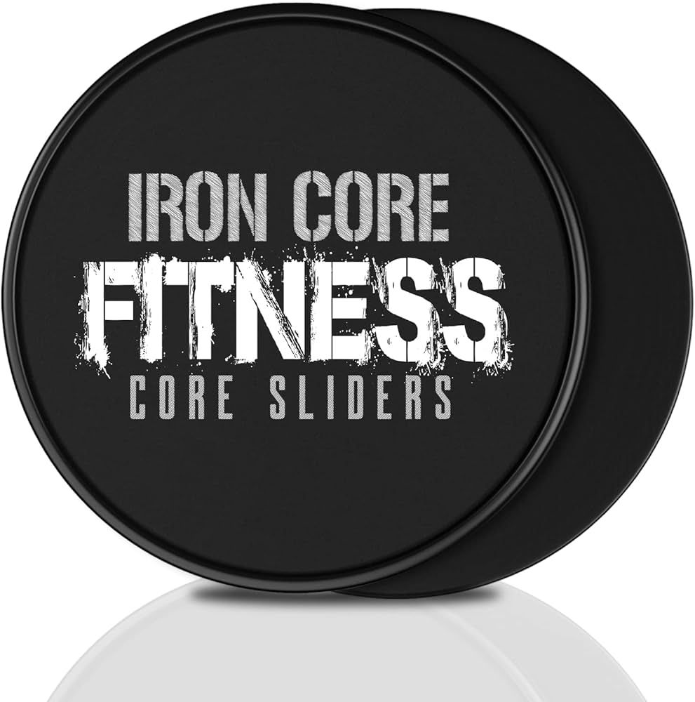 Iron Core Fitness 2 x Dual Sided Gliding Discs Core Sliders Ultimate Core Ab Fitness Trainer. Gym... | Amazon (US)