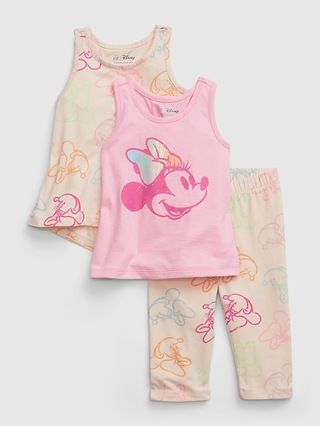 babyGap | Disney 100% Organic Cotton Mix and Match Minnie Mouse 3-Piece Outfit Set | Gap (US)