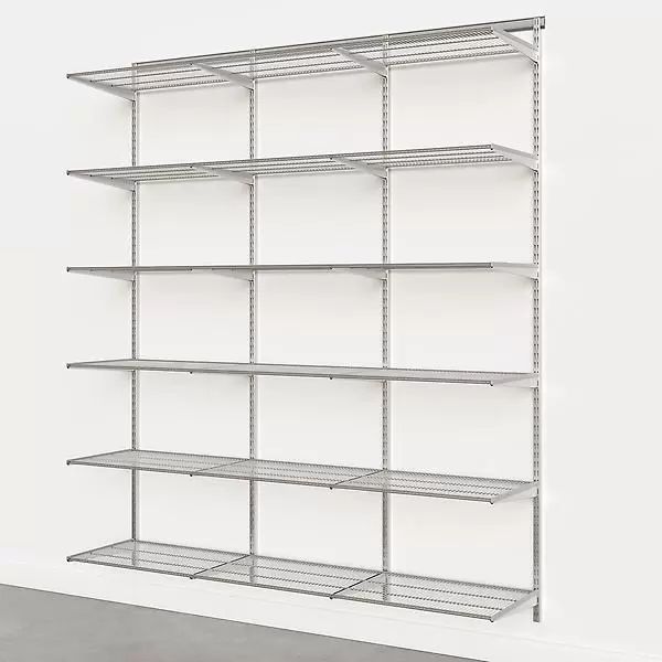 Elfa Classic 6' Basic Shelving Units for Anywhere | The Container Store