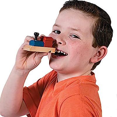 Fun Express Wooden Train Whistles Shaped as Locomotives (Set of 12) Party Supplies and Kids Toys ... | Amazon (US)