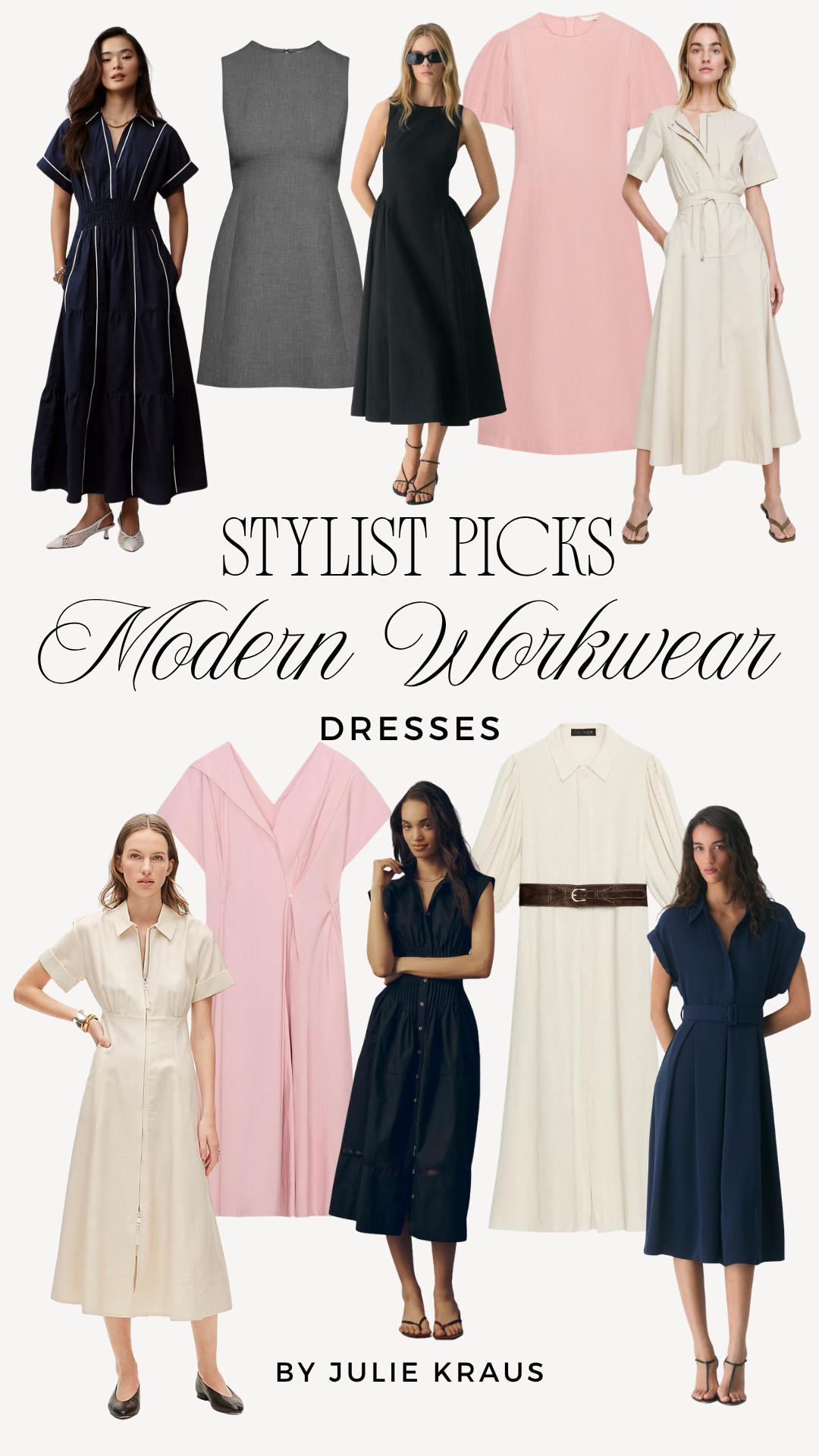 
The office dresses that feel polished, comfortable, and completely put-together. One piece, done. Modern Workwear • Stylist Picks • Office Style 2026 

 #LTKOver40 #LTKWorkwear