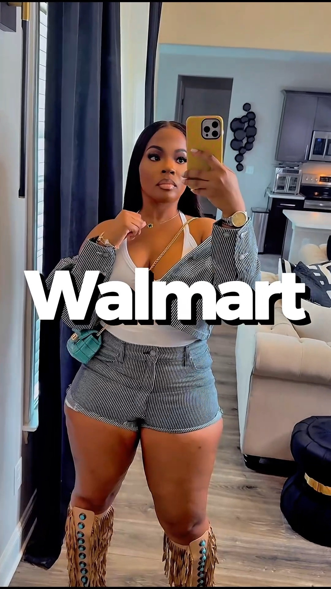 It’s trail ride season& this new denim collection at Walmart is on fire🔥
•
5’5 198 wearing medium tops/16 bottoms(JEANS RUN SMALL SIZE UP)!

Tagged similar bags that would match

#LTKootd #LTKMidsize #LTKmomlife