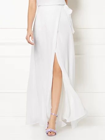 Eva Mendes Collection - Rosie White Maxi Skirt | New York & Company