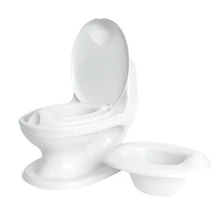 Nuby My Real Potty Training Toilet with Life-like Flush Button and Sound, White | Walmart (US)