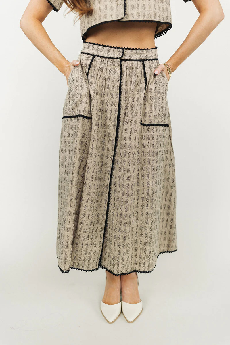 Bristol Skirt in Mocha | Henly