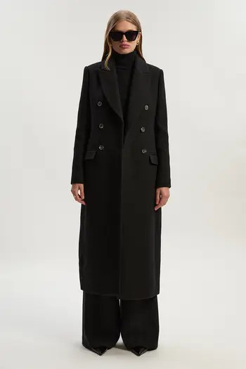 Double Breasted Tailored Midi Coat | Nordstrom