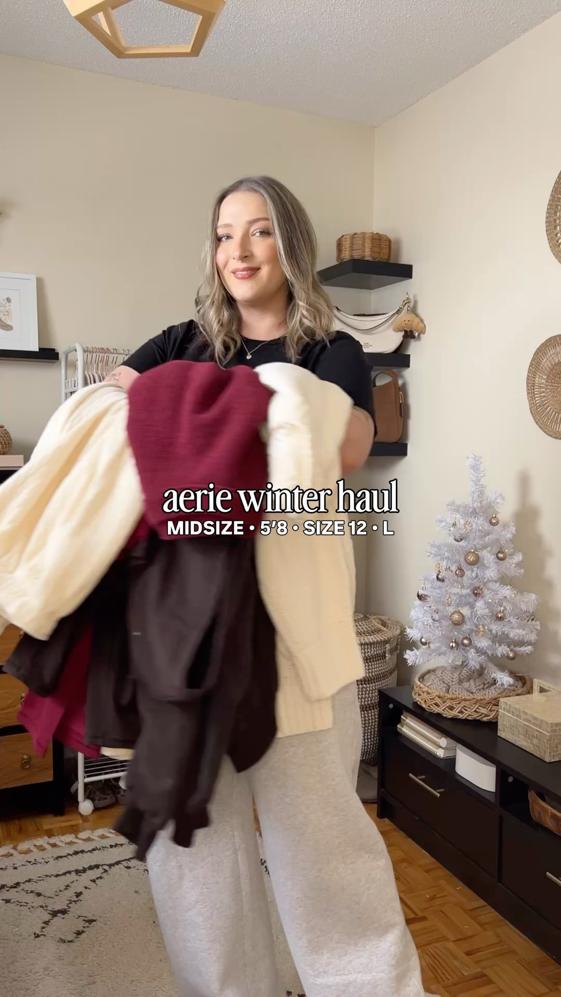 Love these pieces from aerie - so easy to mix & match to put together so many comfy outfits! 
Cable knit pants - so cozy, wearing L
Burgundy & cream chenille sweaters - these are incredibly soft, wearing L
Leggings in burgundy & chocolate brown - wearing L
Chocolate brown hoodie - sized down to M and it’s still oversized 
My Ugg tazz platforms are TTS
Midsize winter style, loungewear, comfy gift ideas for her

#LTKwinter #LTKmidsize #LTKsale