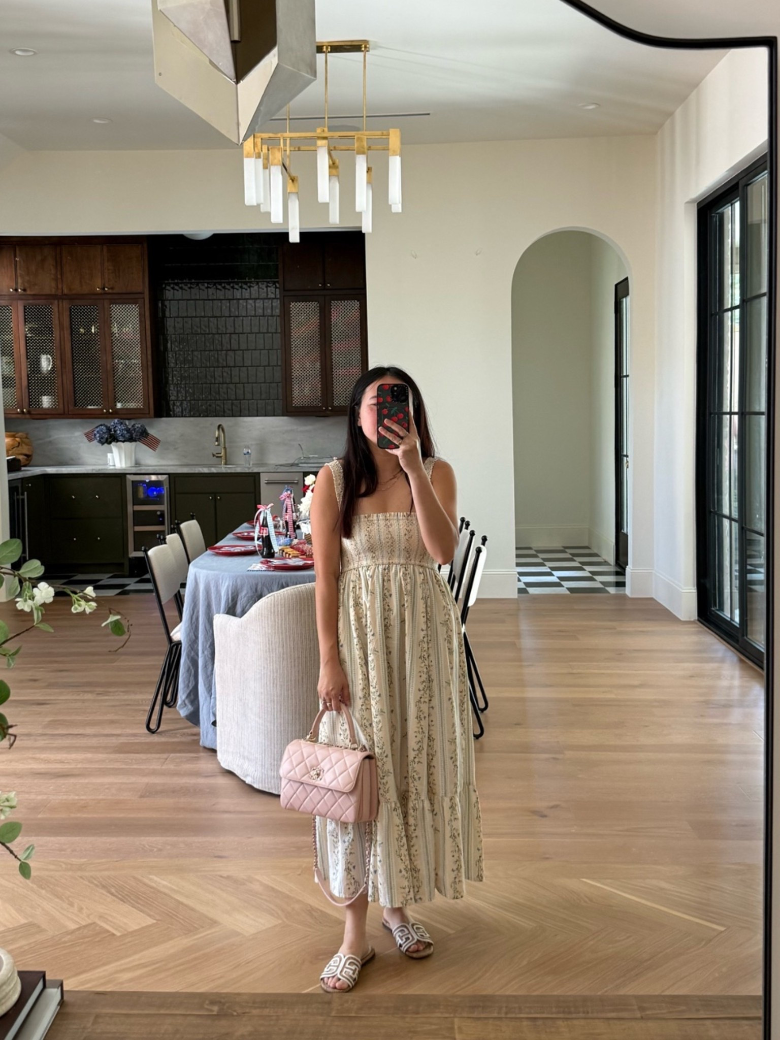 Smocked versatile dress
