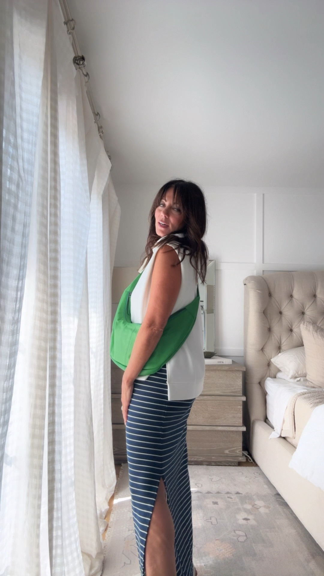 Layered air essentials 
Wearing medium in both 
Nsale 
Spanx 
Dress 
Casual looks 

#LTKActive #LTKSaleAlert #LTKTravel