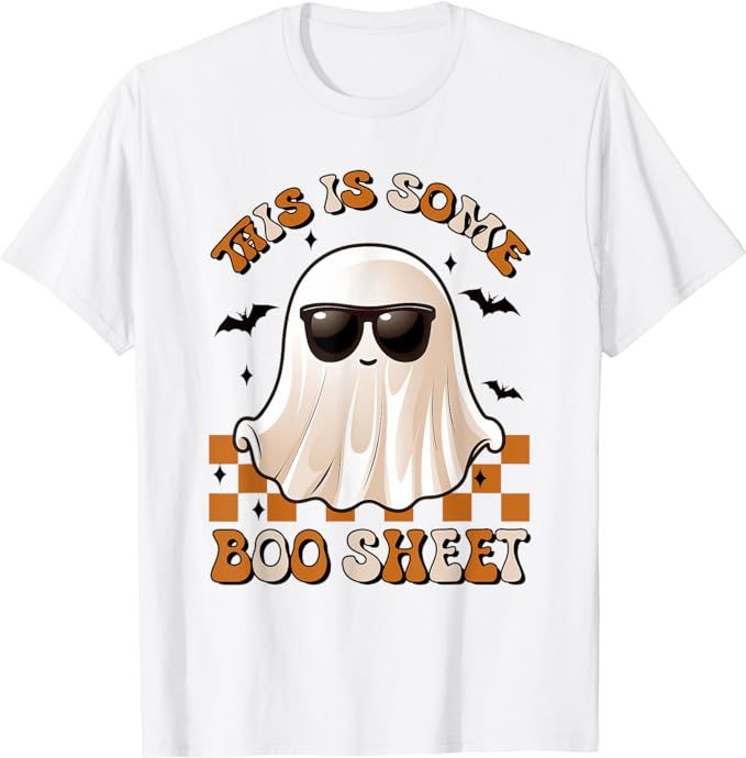 This Is Some Boo Sheet Ghost Halloween Costume Men Women T-Shirt | Amazon (US)