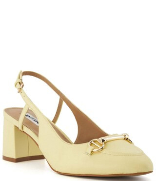 Dune London Cassie Leather Bit Buckle Slingback Pumps | Dillard's | Dillard's
