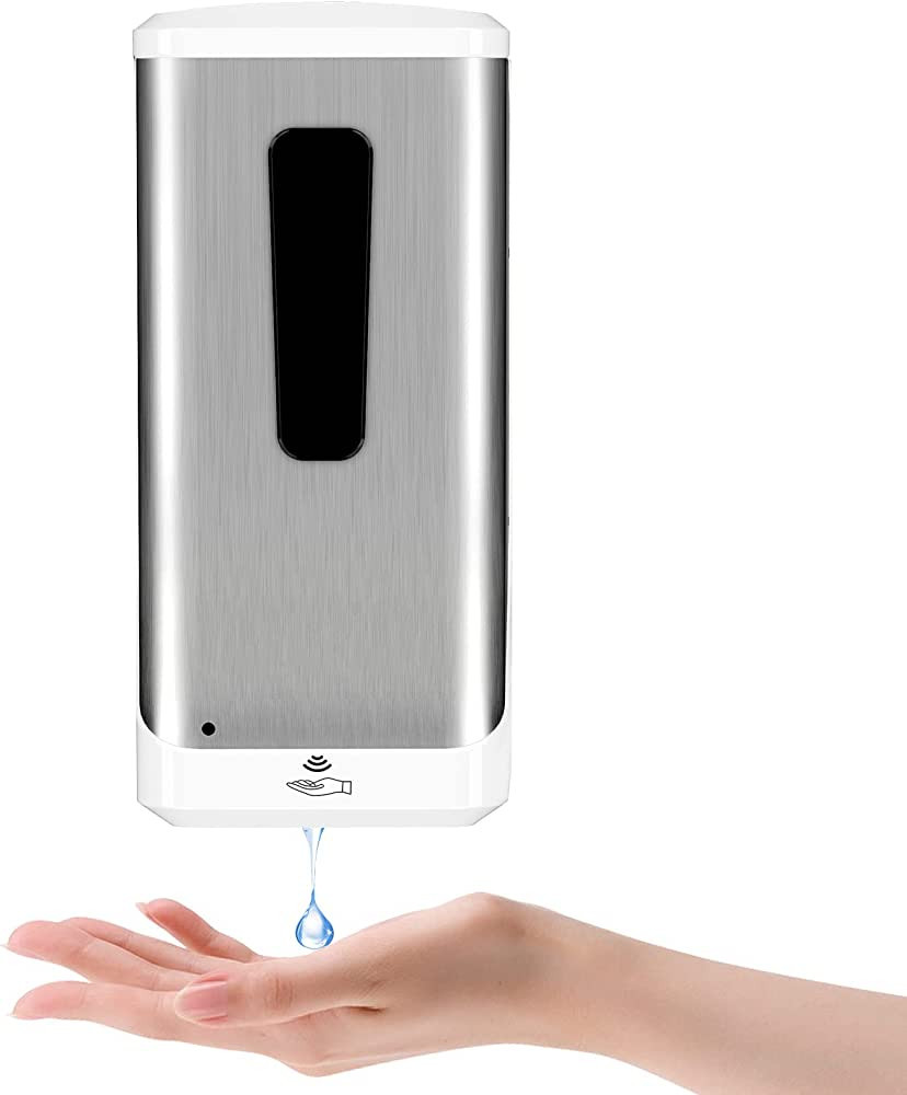 Automatic Hand Sanitizer Dispenser, Jewaytec 1000ML Wall Mounted Stainless Design Soap Dispenser ... | Amazon (US)