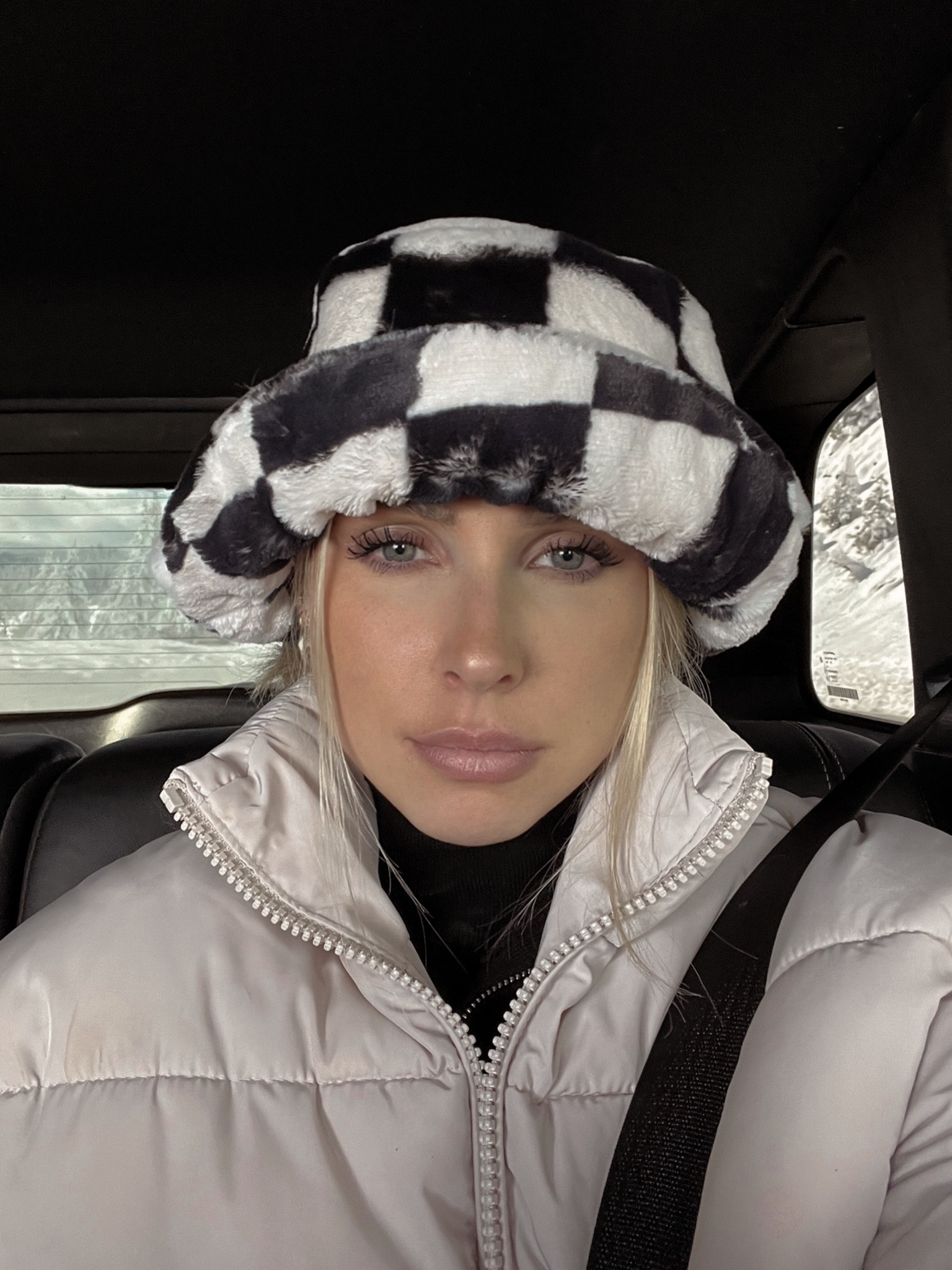 Winter accessories should always include a fuzzy hat 

#LTKSeasonal #LTKstyletip