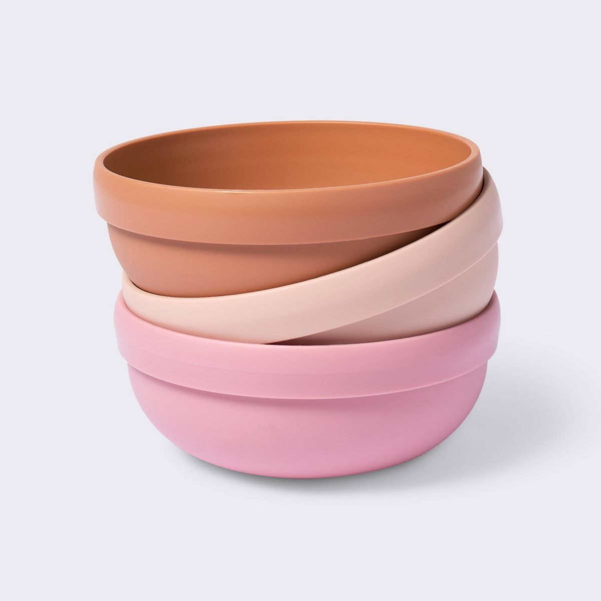 Bowls - 3pk - Rust/Pink - Cloud Island™ | Target