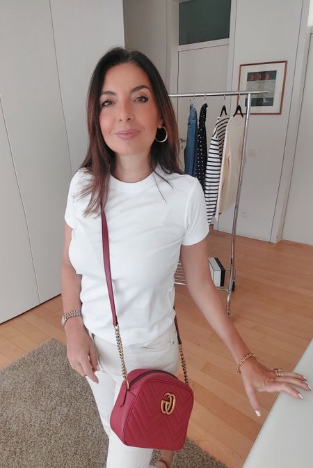 Total White | White spring outfit | Gucci Bag | Gucci Marmont | Spring Outfit | Over 50#Gucci #Guccifavs #uniqlo #whitetshirt 

#LTKSeasonal #LTKover40 #LTKitbag