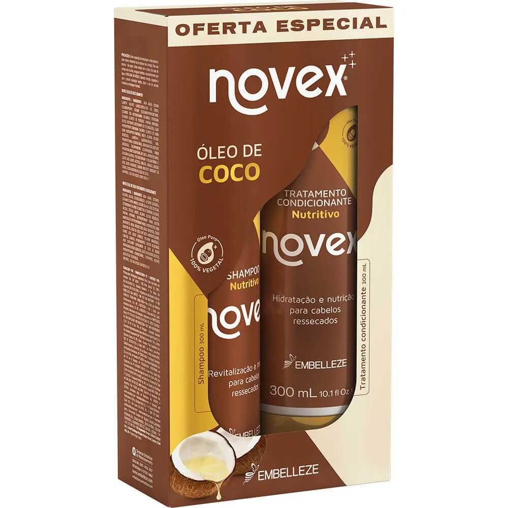 Shampoo e Condicionador Novex Óleo de Coco | Embelleze (BR)