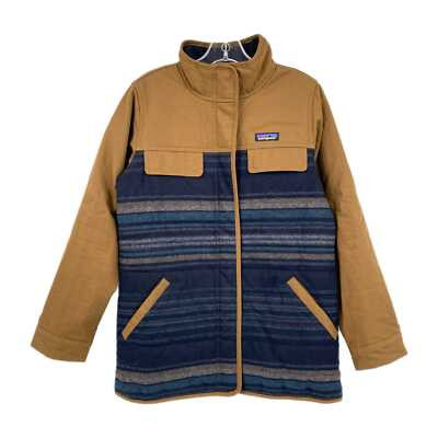 Patagonia Blue and Brown Striped Out Yonder Jacket | Excellent Condition  | eBay | eBay US
