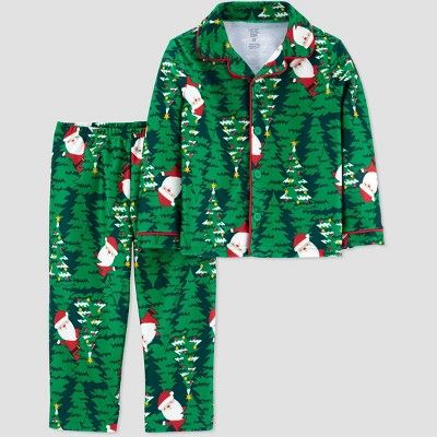 Toddler Boys' Santa Coat Pajama Set - Just One You® made by carter's Green | Target