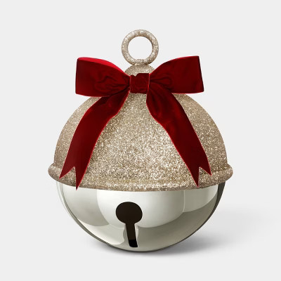 7" Christmas Decor Jingle Bell Gold - Wondershop™ | Target