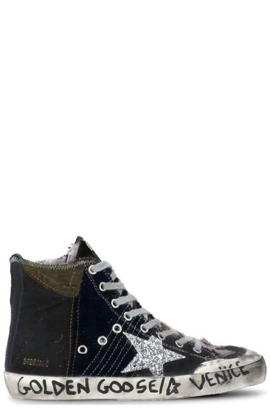 Golden Goose Deluxe Brand Francy Panelled High-Top Sneakers | Cettire Global