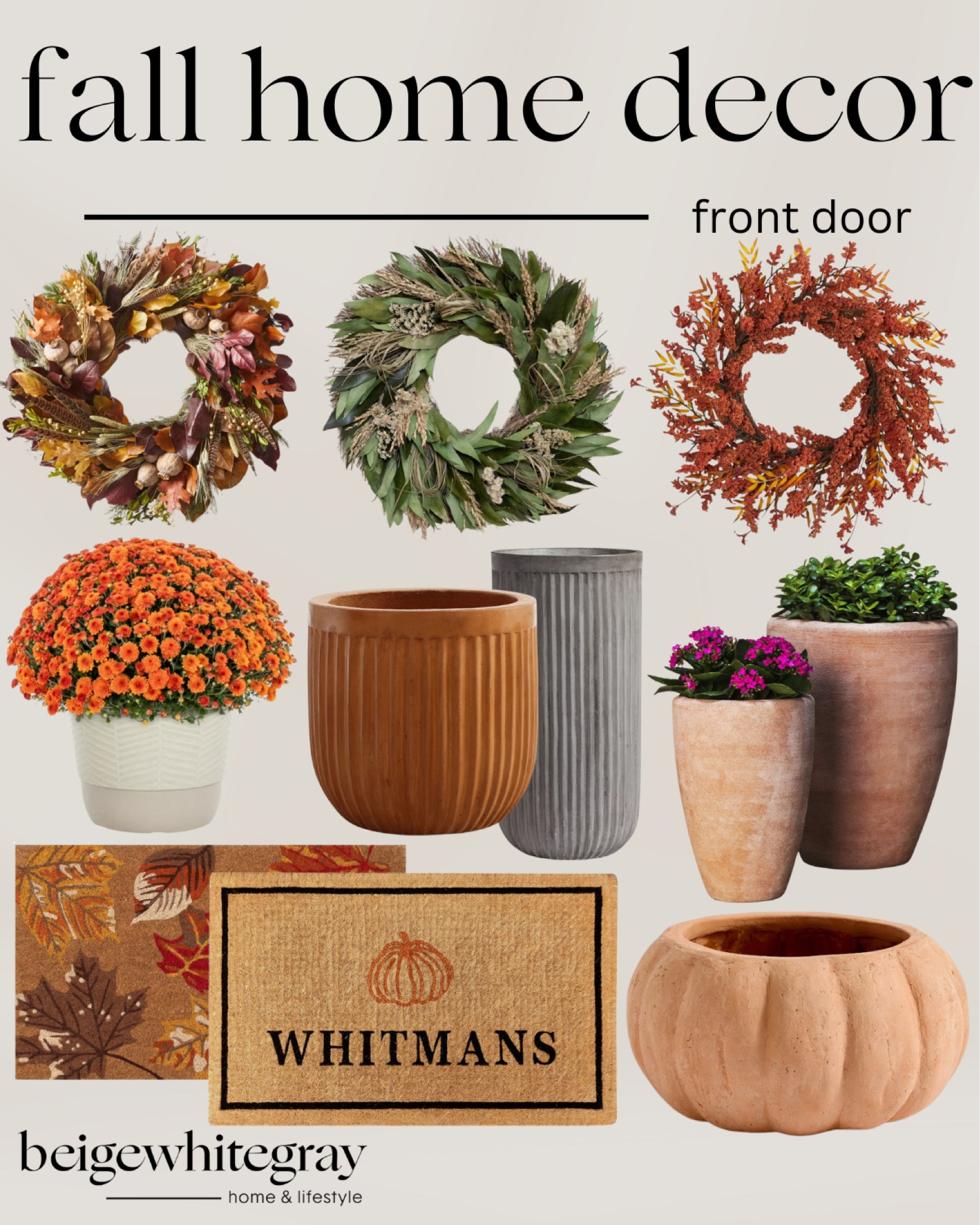 Fall Home Decor Front Door

seasonal refresh | fall front porch | fall front porch, fall decor, seasonal decor, seasonal porch, pumpkins, neutral home, home decor, fall inspo, autumn inspo, autumn porch, porch finds, seasonal porch decor, faux pumpkins, thanksgiving, thanksgiving porch

#LTKSeasonal #LTKHome #LTKFindsUnder100