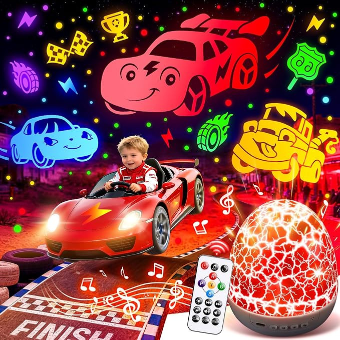 PIKOY Toy Cars Toys | 6HD Films+15 Sounds+31 Colors+Remote Control+360°Rotating | Cars for Toddl... | Amazon (US)
