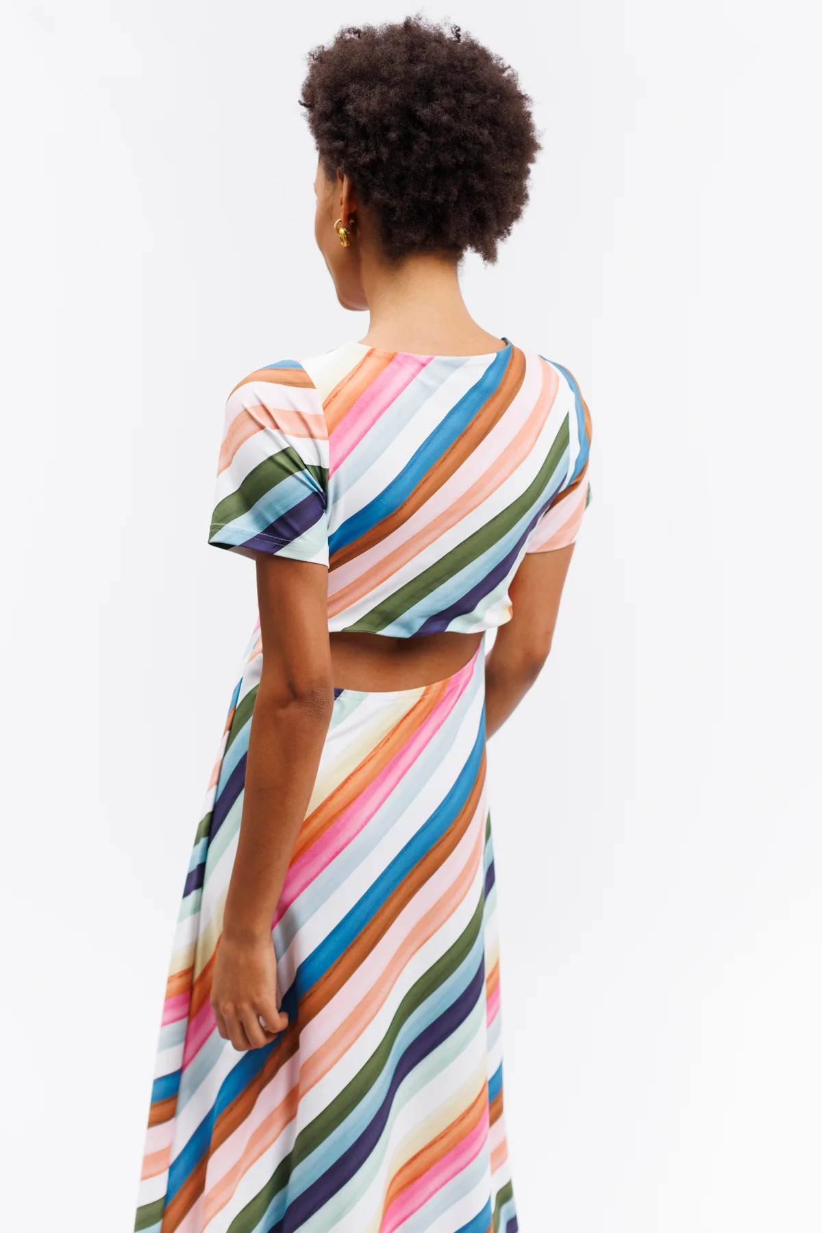 The Celine Dress - Gogo Stripe | Smith and Quinn