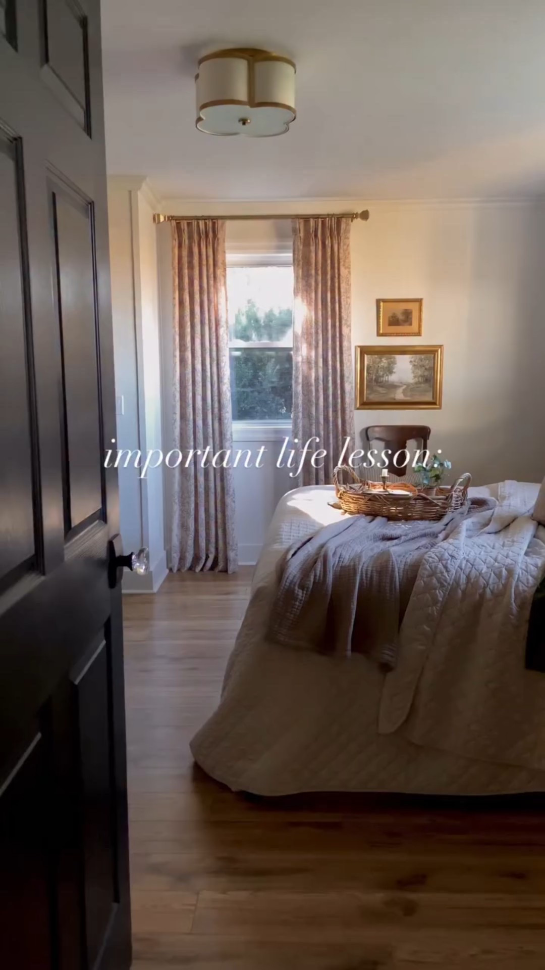 We don’t talk enough about how important curtains are to a space, but they truly are such an essential foundational element for making a room feel like it makes sense. These beautiful @twopageswindow curtains bring so much character, personality, and coziness to this room and I’m so glad that I went with my heart and chose this gorgeous pattern instead of sticking with something solid like I usually use in here. It just goes to show that when it comes to choosing the right pattern and fabric, one rule reigns supreme: If you love something, especially a certain pair of curtains, just go for it. Curtain fabric color is “Travertine!"

#LTKSeasonal #LTKHome