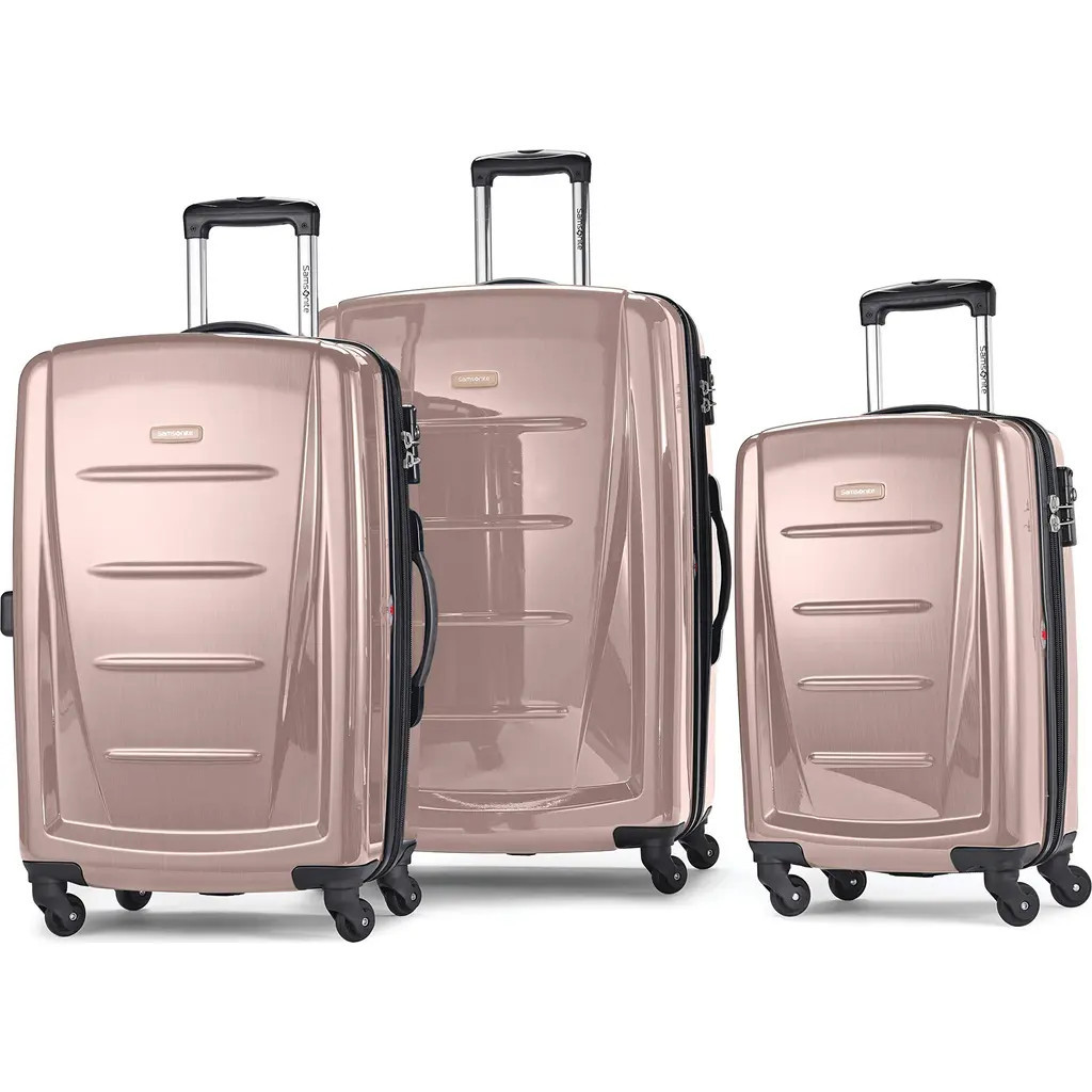 Samsonite Winfield 2 3-Piece Set (20/24/28) Hardside Luggage with Spinner Wheels in Artic Pink at Nordstrom | Nordstrom