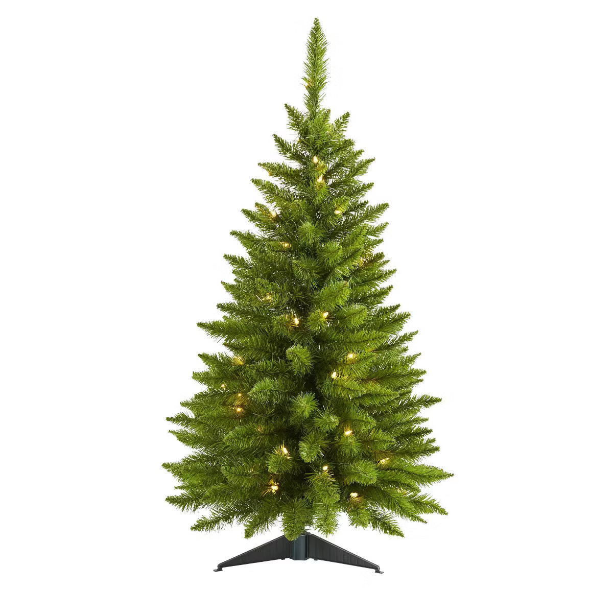 3ft Nearly Natural Pre-Lit Providence Pine Artificial Christmas Tree Warm White Lights | Target