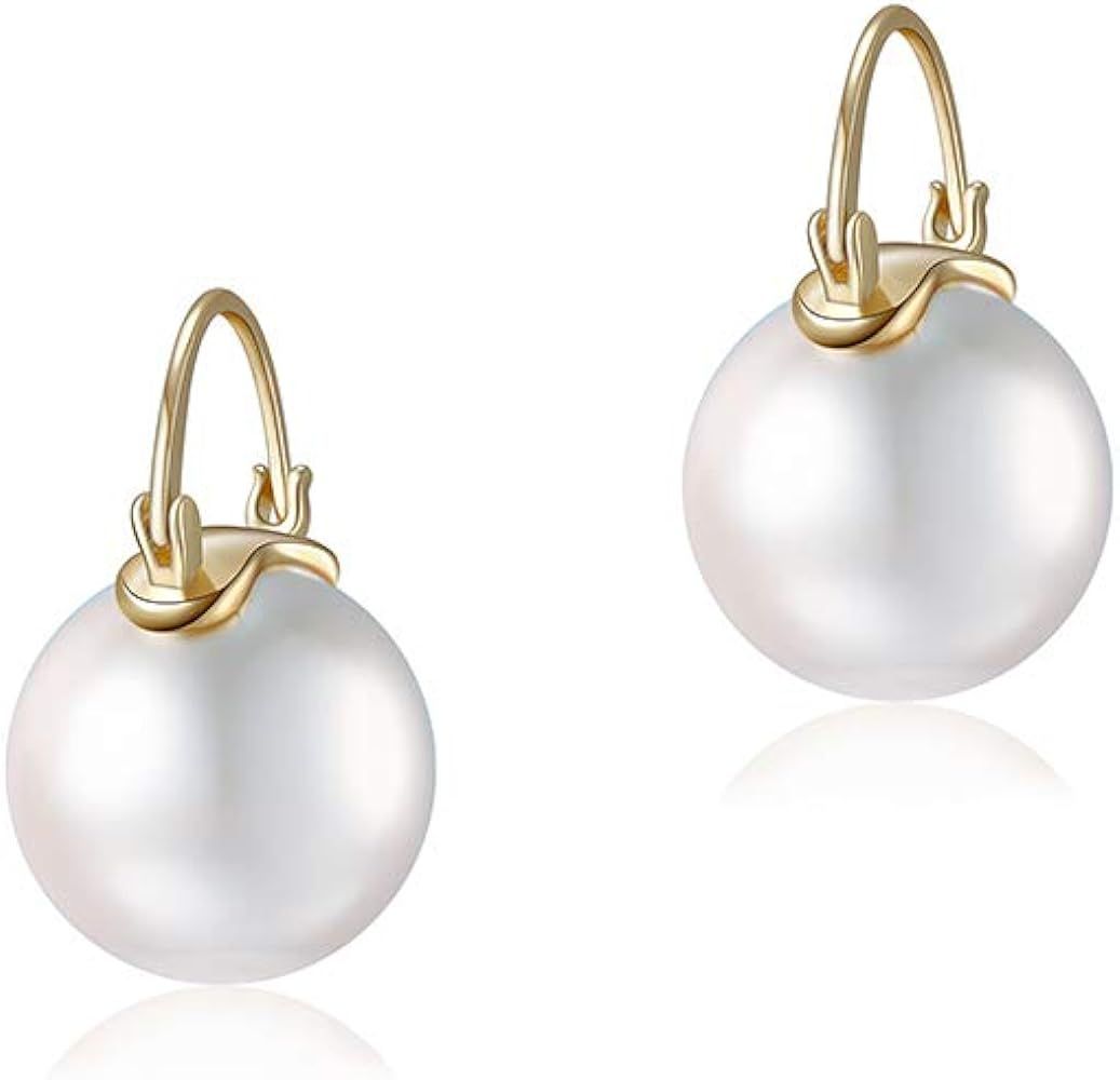 JQWL stud earrings 14K gold plating simple earrings, Elegant Earrings design style best confessio... | Amazon (US)