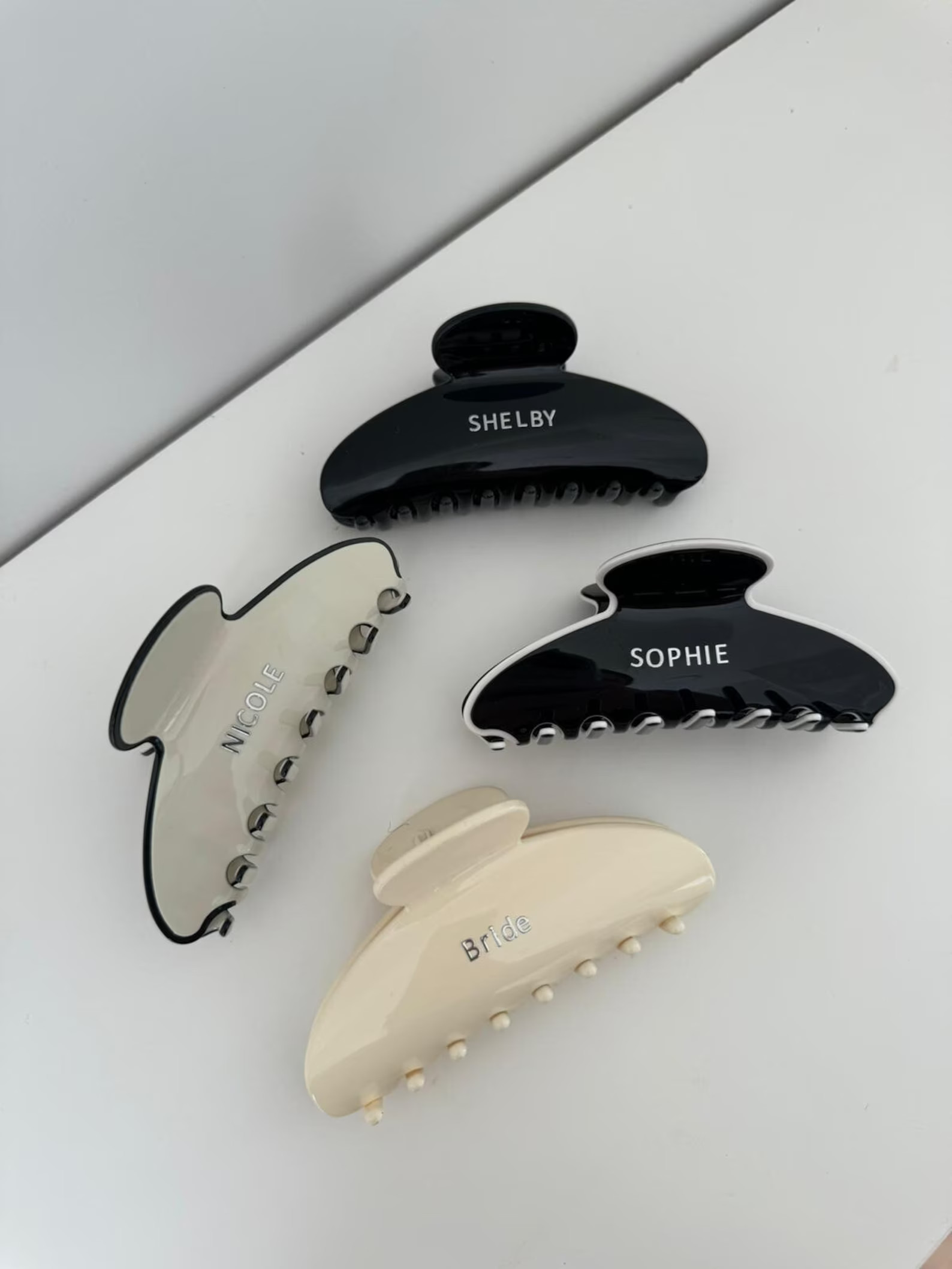 Personalized Hair Clip Bridesmaid Gift Hair Accessories for Her Perfect Birthday Gift for Her Cus... | Etsy (US)