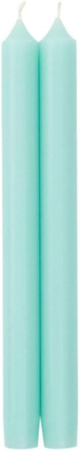 Caspari Straight Taper Candles in Aqua - 2 Per Package | Amazon (US)