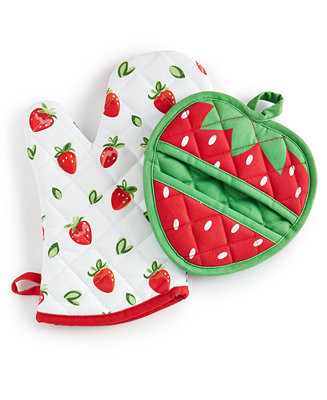The Cellar Farm Fresh Oven Mitt & Pot Holder Set, Created for Macy's & Reviews - Kitchen Gadgets ... | Macys (US)