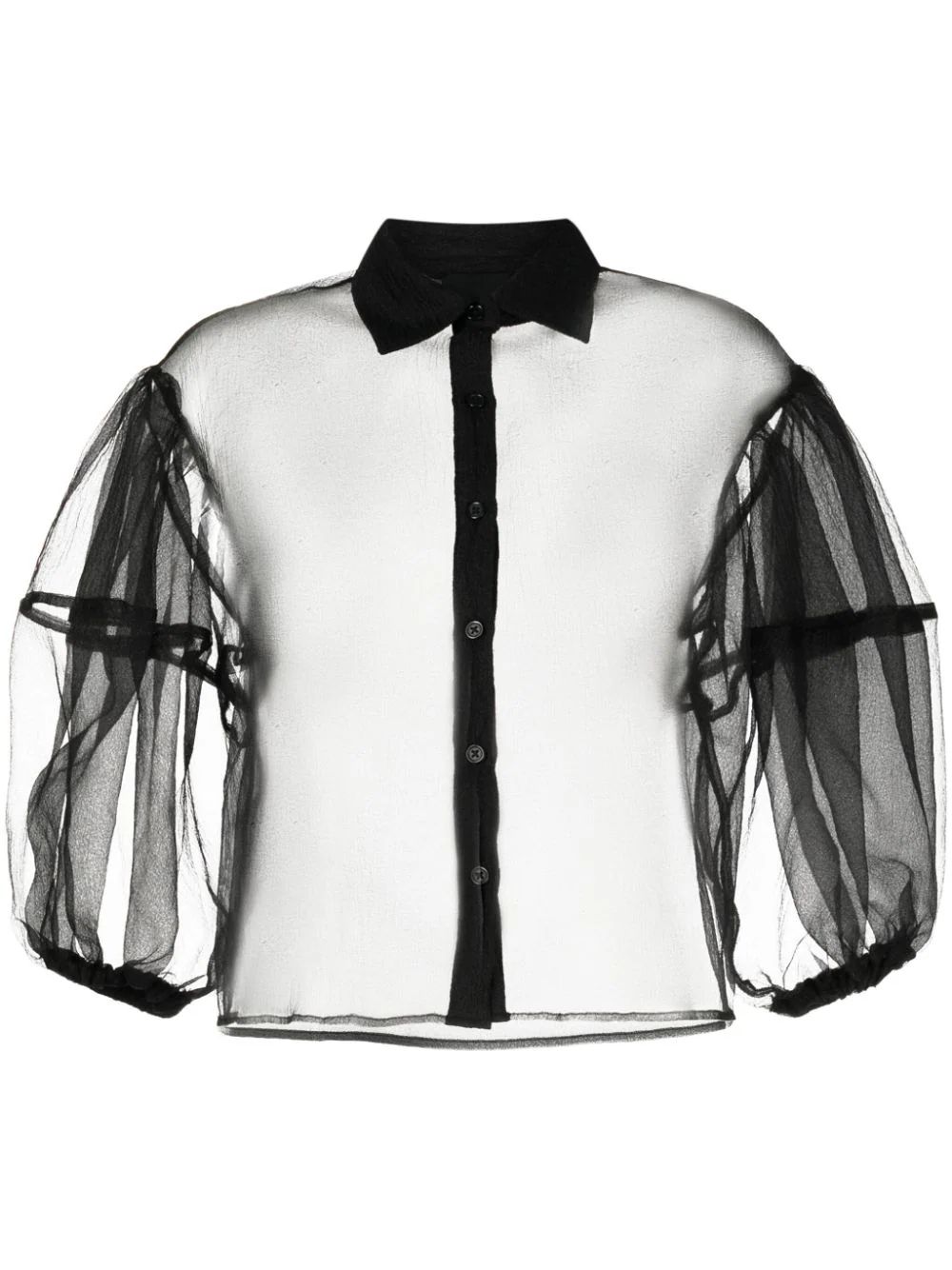 Cynthia Rowley Sheer Organza Shirt - Farfetch | Farfetch Global