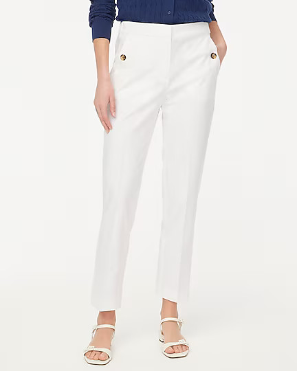 Linen-cotton blend sailor pant | J.Crew Factory