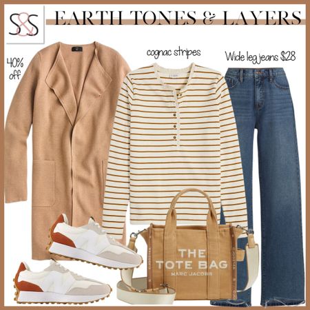 A coatigan blazer with a cognac striped tee and jeans are a great fall outfit for any occasion!#LTKFind 

#LTKstyletip #LTKSeasonal