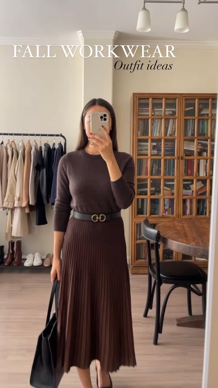 A week of fall work outfit ideas! Includes lots of budget friendly workwear finds 
Skirt xs 
Tops xs 
Camel coat xs 
Trench coat xs 
Pants tts regular 

#LTKworkwear #LTKstyletip #LTKunder100