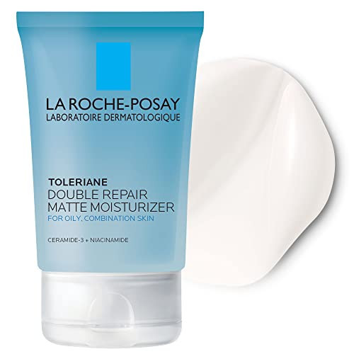 La Roche-Posay Toleriane Double Repair Matte Face Moisturizer, Daily Moisturizer For Oily Skin With Ceramide And Niacinamide For All Skin Tones, Oil Free, Non-Comedogenic | Amazon (US)