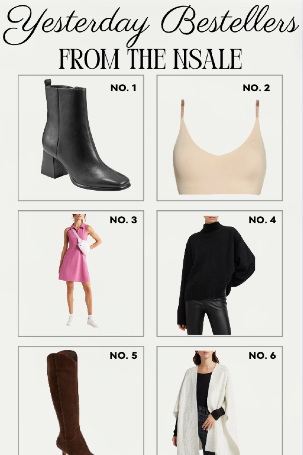 Yesterday bestsellers from the #nsale , Nordstrom anniversary sale, Marc Fischer boots, true and co bralette , all saints sweater 

#LTKSaleAlert #LTKSummerSales #LTKxNSale