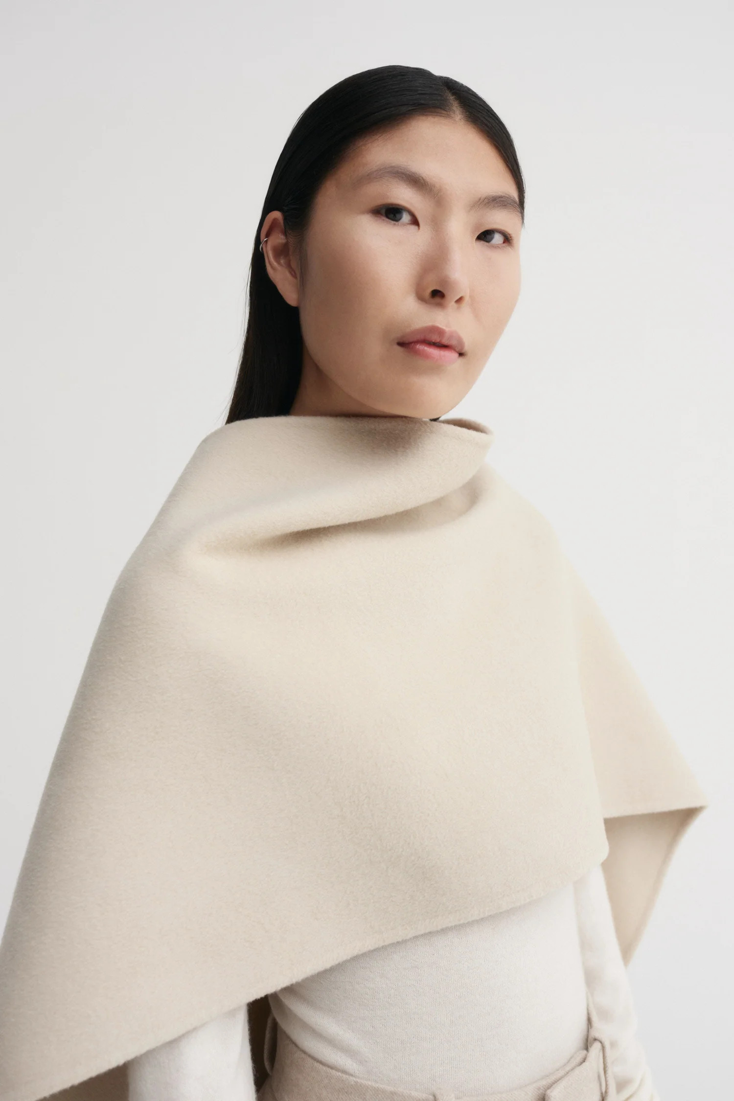 Micha Doublé Scarf, vanilla | Almada Label