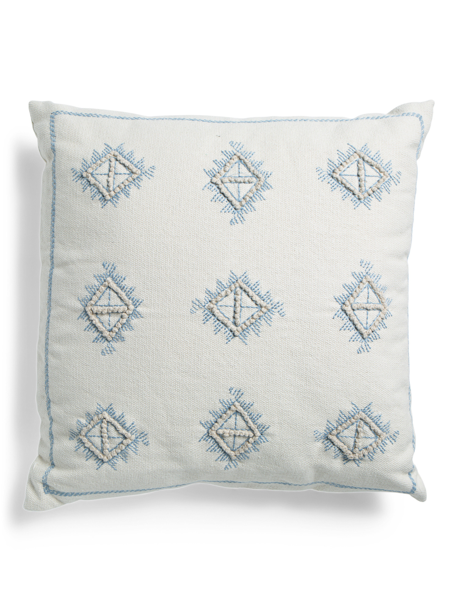 22x22 Kano Diamond Embroidered Pillow | TJ Maxx