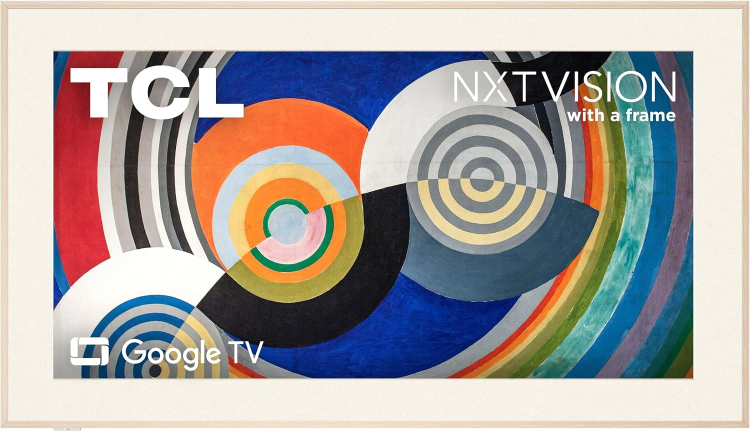 TCL 55" NXTVISION Series Picture Frame TV, Google Smart TV QLED 4K, 55A300W | Amazon (US)