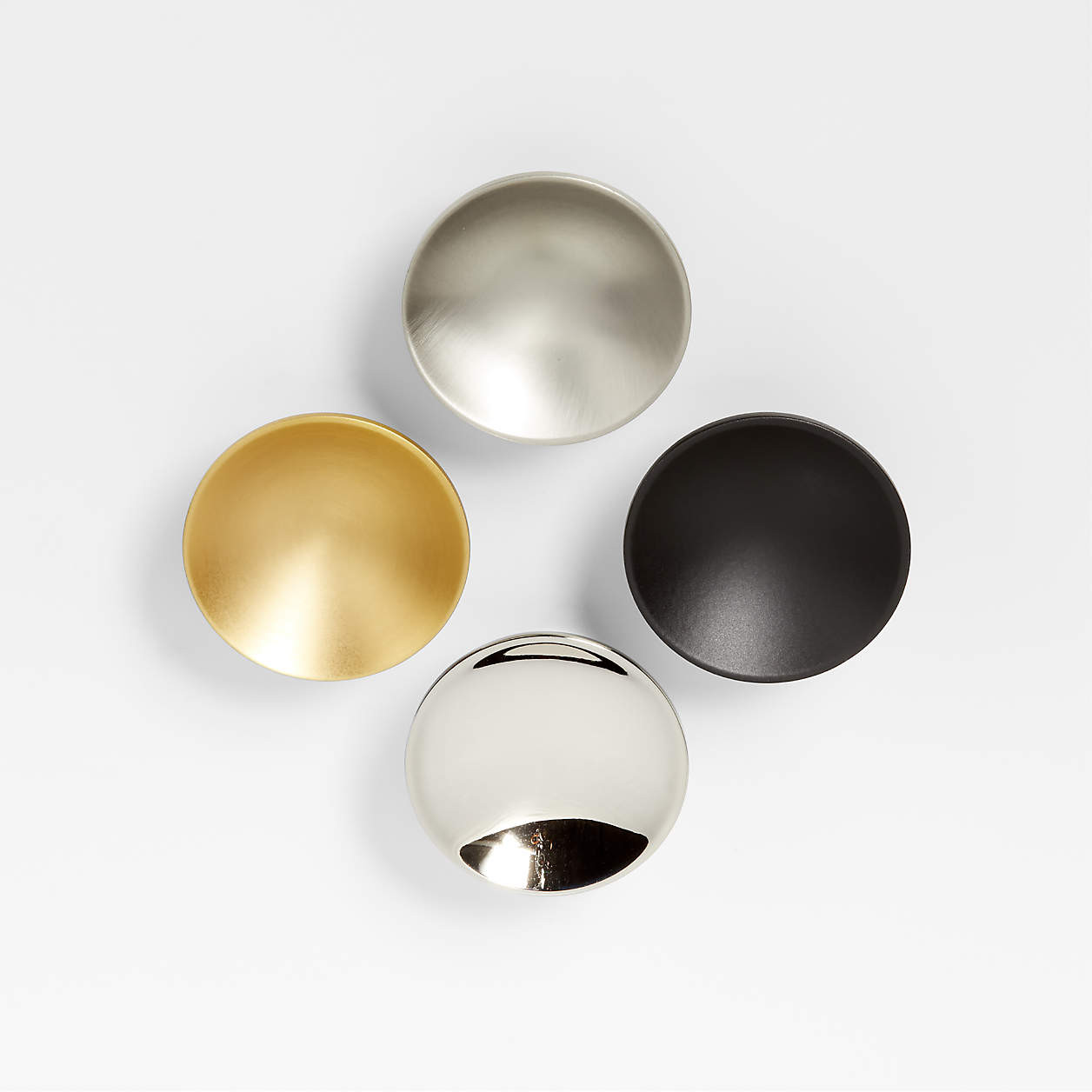 Dish Brass Knob + Reviews | Crate & Barrel | Crate & Barrel