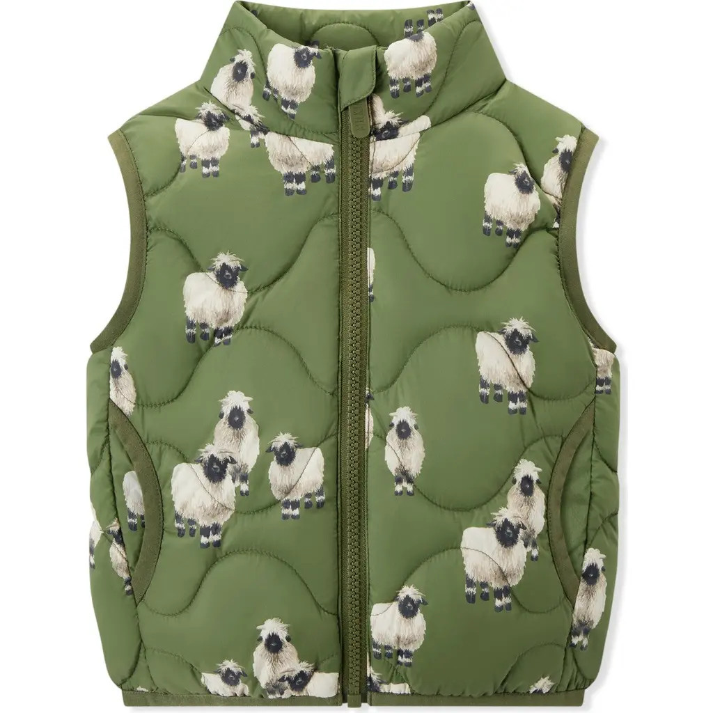 Milkbarn Down Vest in Valais Sheep at Nordstrom, Size 12-18M | Nordstrom