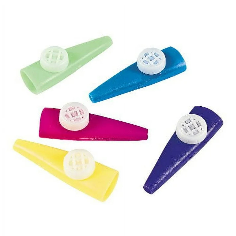 Plastic Kazoos (72Pc) - Party Favors - 72 Pieces | Walmart (US)
