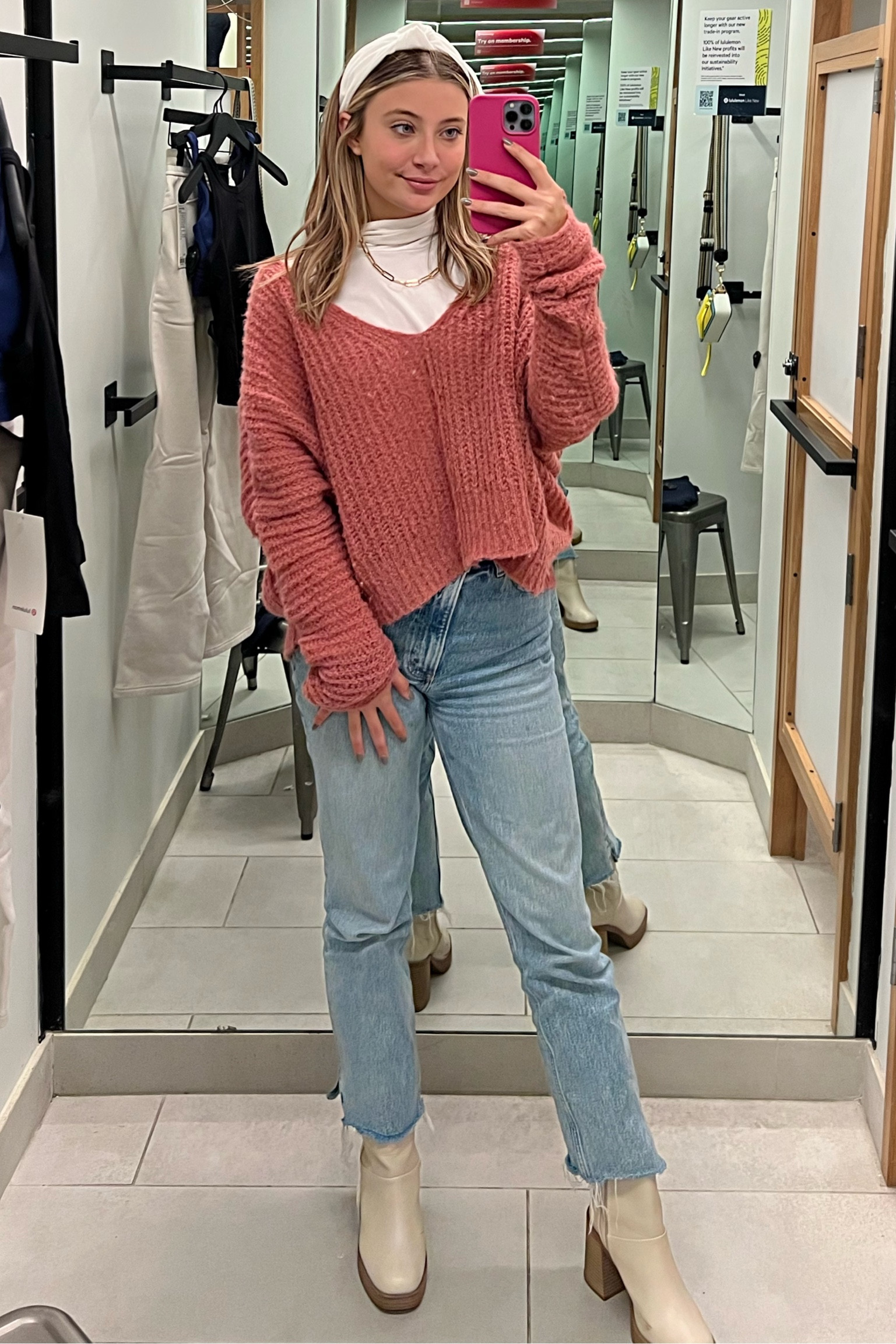 Winter fashion doesn't have to be bulky! I love layering my outfits, and I wore this to church and out shopping. I couldn't find this free people sweater, but you can throw any sweater over any turtleneck!


#churchoutfits #winterfashion #layers #cute #trendy 

#LTKHoliday #LTKxAF #LTKfit