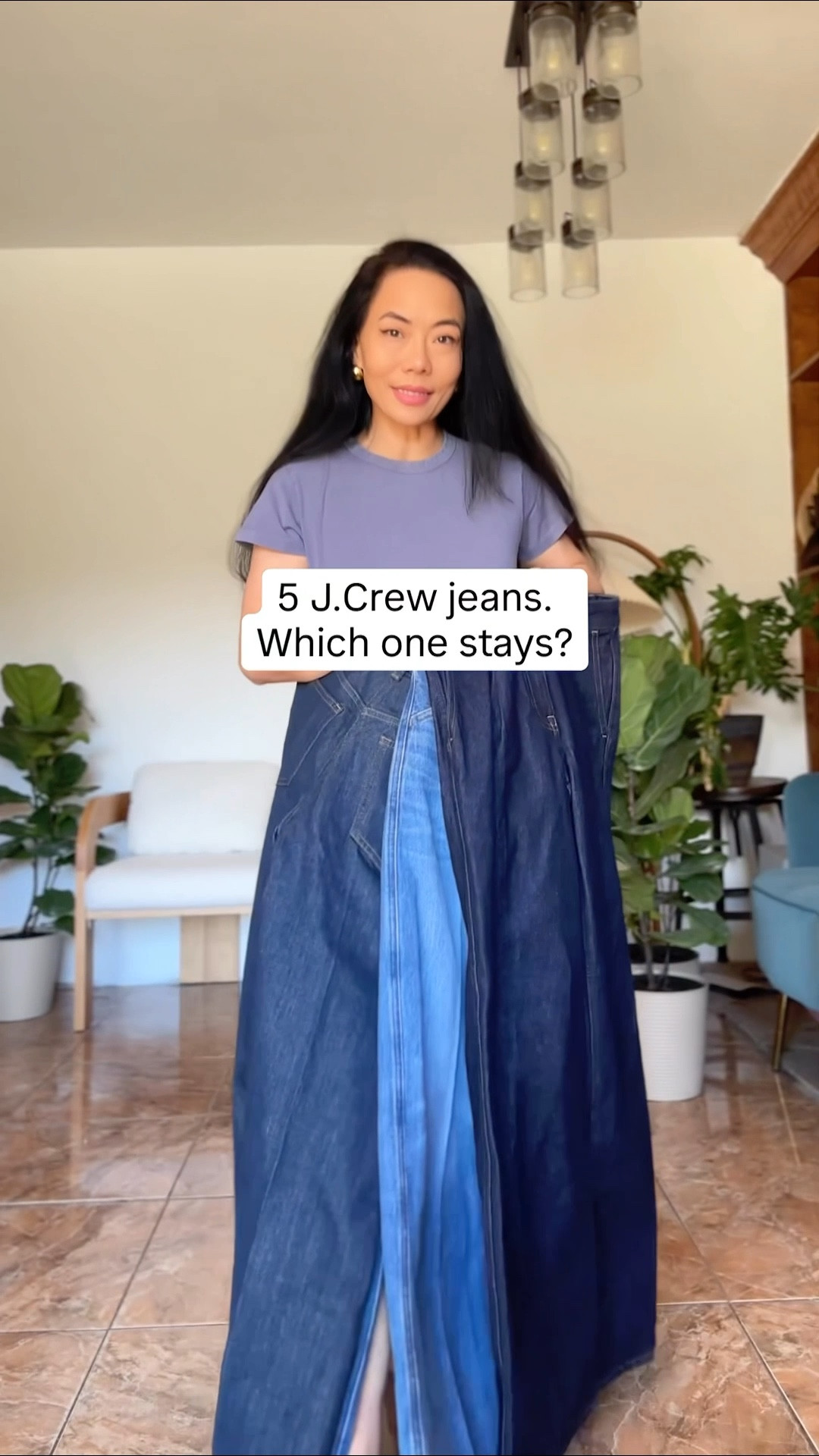 5 pairs of @jcrew  jeans… which one stays? 
The petite pleated trouser jeans are currently sold out (now on pre-order) — which honestly says everything.

#LTKPetite #LTKOver40 #LTKgrwm